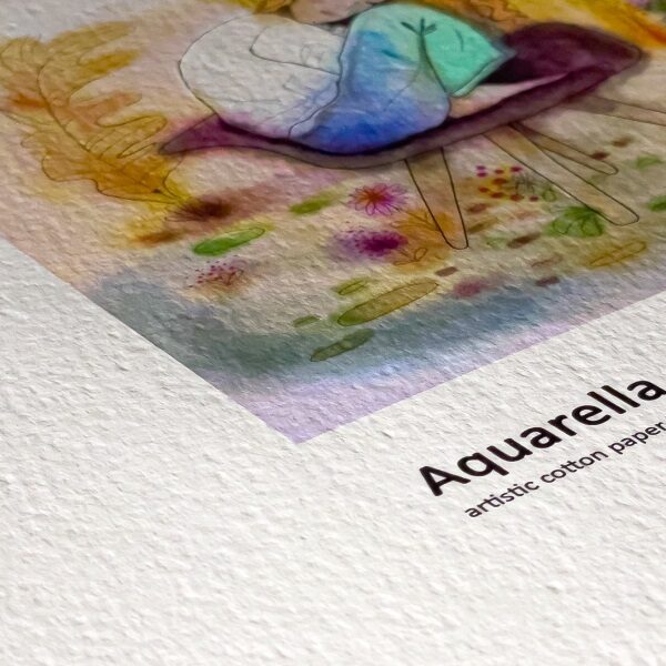 tirage photo fineart papier texture aquarelle